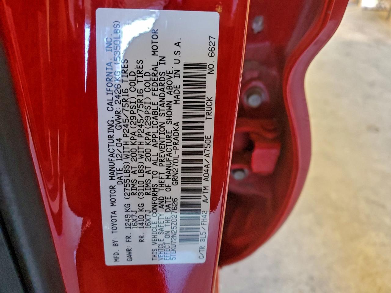 Toyota Tacoma Double Cab Prerunner Long Bed Image 10