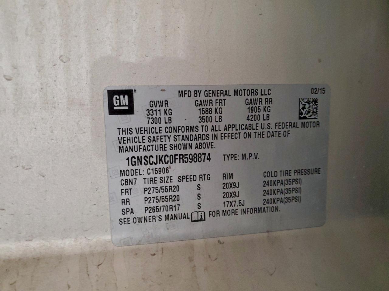 Chevrolet Suburban C1500 Lt Image 12