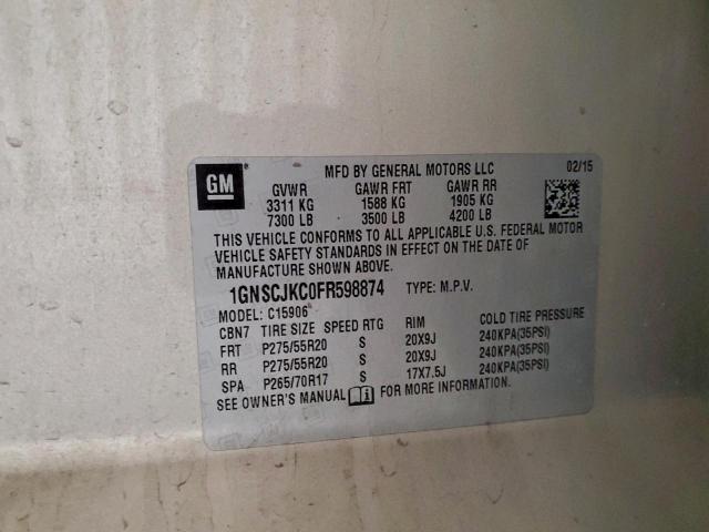 Chevrolet Suburban C1500 Lt Image 12